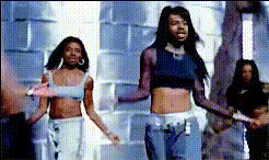 Dancing Woman In Music Video