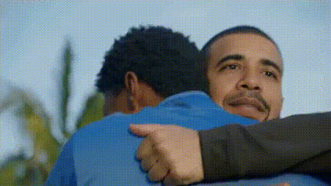 Drake Hugging Another Man