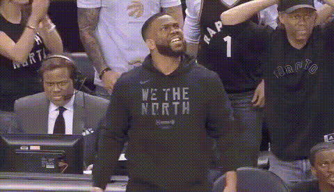 Drake Smiling At Basketball Game