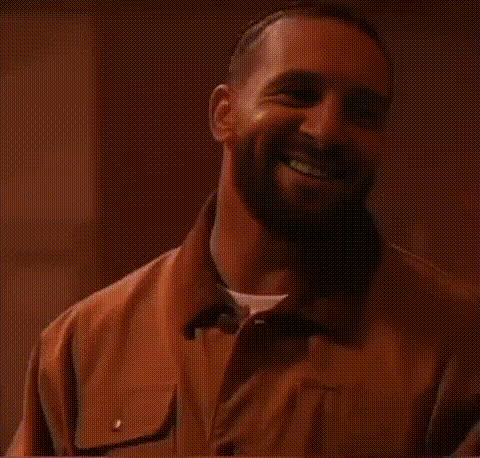 Drake Smiling Laughing Face