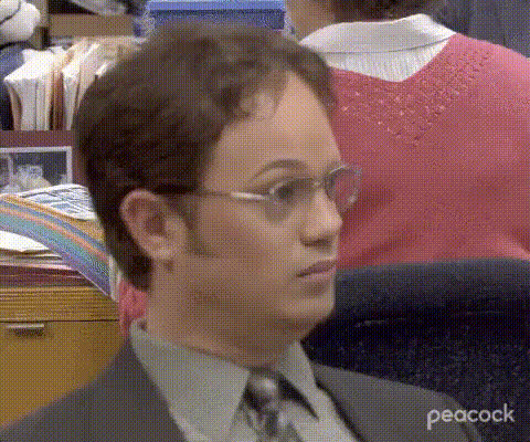 Dwight Schrute Looking Sideways