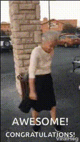 Elderly Woman Dancing