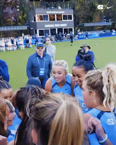 Excited Woman In Blue