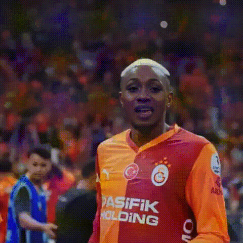 Football Player Celebrating Gesture