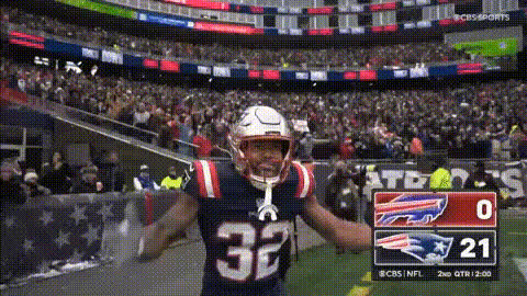 Football Player Celebrating Touchdown 1