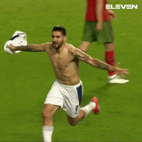 Football Player Celebration