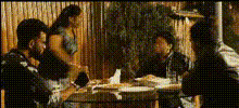Friends Eating At Table