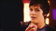 Funny Face Eating Donut