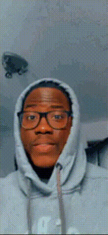 Funny Face Glasses Hoodie