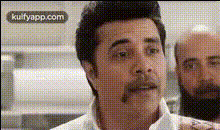Funny Face Mustache Man