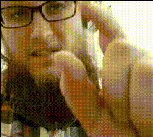 Funny Face With Glasses 1