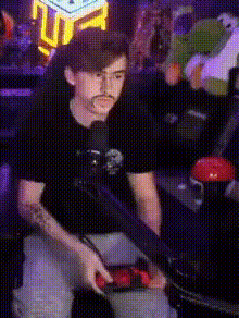Gamer Playing Video Game