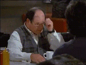George Costanza Frustrated Expression