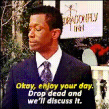 Gilmore Girls Sarcastic Goodbye