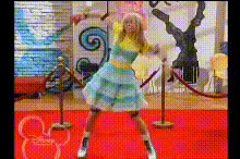 Girl Dancing On Red Carpet