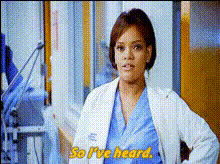 Greys Anatomy Doctor Sarcastic Expression