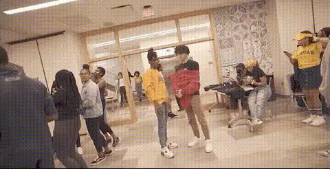 Group Of Young People Dancing