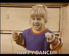 Happy Dancing Little Girl
