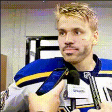 Hockey Player Interview Smiling