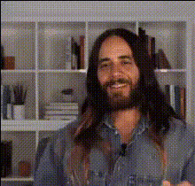 Jared Leto Clapping Smiling