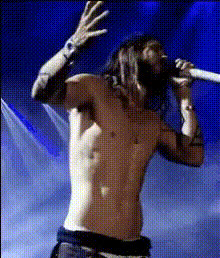 Jared Leto Singing Shirtless