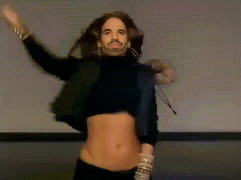 Jennifer Lopez Blurred Dancing Pose