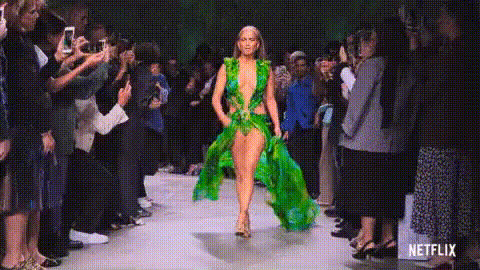 Jennifer Lopez On Catwalk
