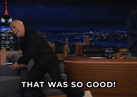 Jimmy Fallon And Guest Chatting