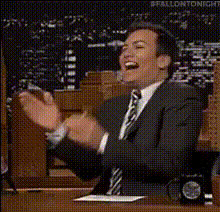 Jimmy Fallon Laughs On Show