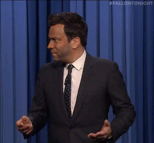Jimmy Fallon Questioning Expression