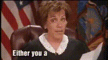 Judge Judy Sarcastic Expression