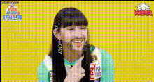 K Pop Girl Smiling And Talking