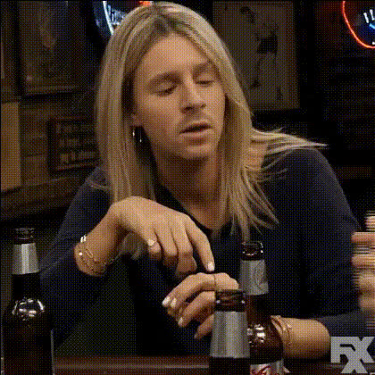 Kaitlin Olson Sitting At Bar