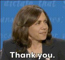 Kamala Harris Smiling Thank You