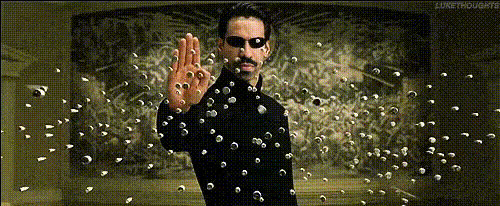Keanu Reeves Matrix Scene