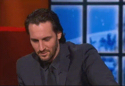 Keanu Reeves Looking Down