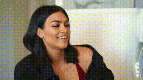 Kim Kardashian Smiling Portrait