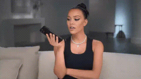 Kim Kardashian Surprised Reaction