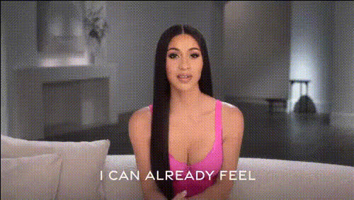 Kim Kardashian Talking On Couch