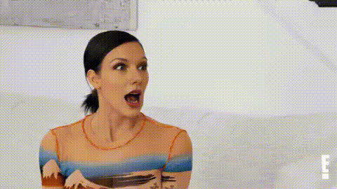 Kourtney Kardashian Surprised Expression