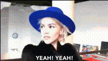 Lady Gaga Enthusiastic Expression