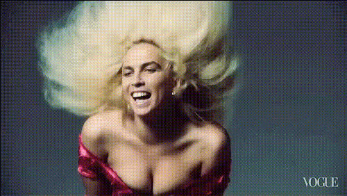 Lady Gaga Smiling Wildly