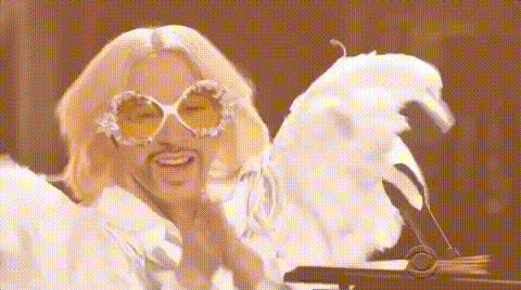 Lady Gaga Smiling With Wings