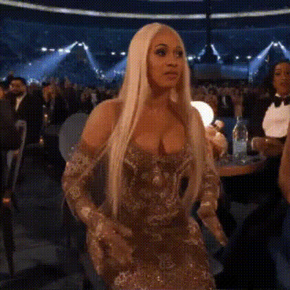 Lady Reacting In Shock