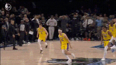 Lakers Players Celebrating