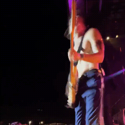 Lead Singer Performing Live