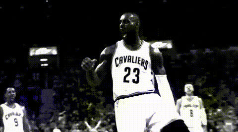 Lebron James Celebrating 1