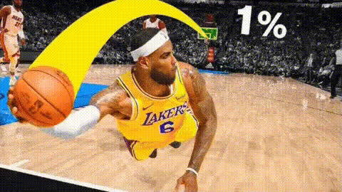 Lebron James Dribbling Basketball