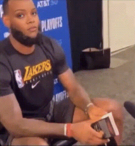 Lebron James Interview Stare