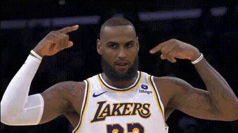 Lebron James Pointing Gesture